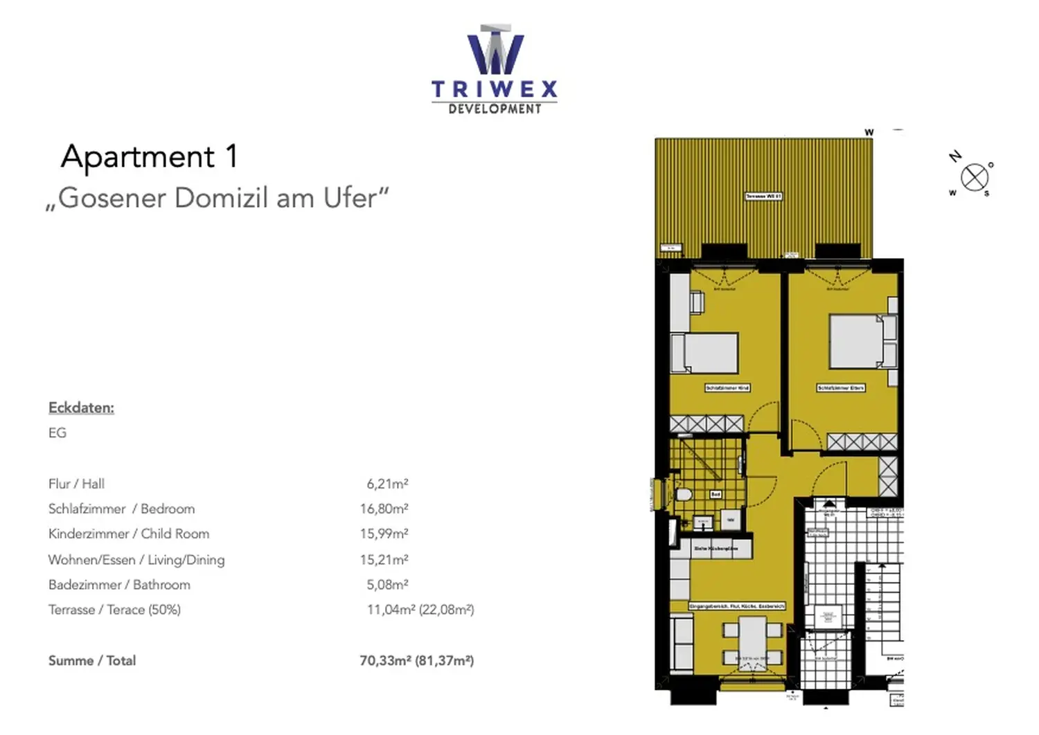 Grundriss der Triwex immobilien und Baumanagement GmbH