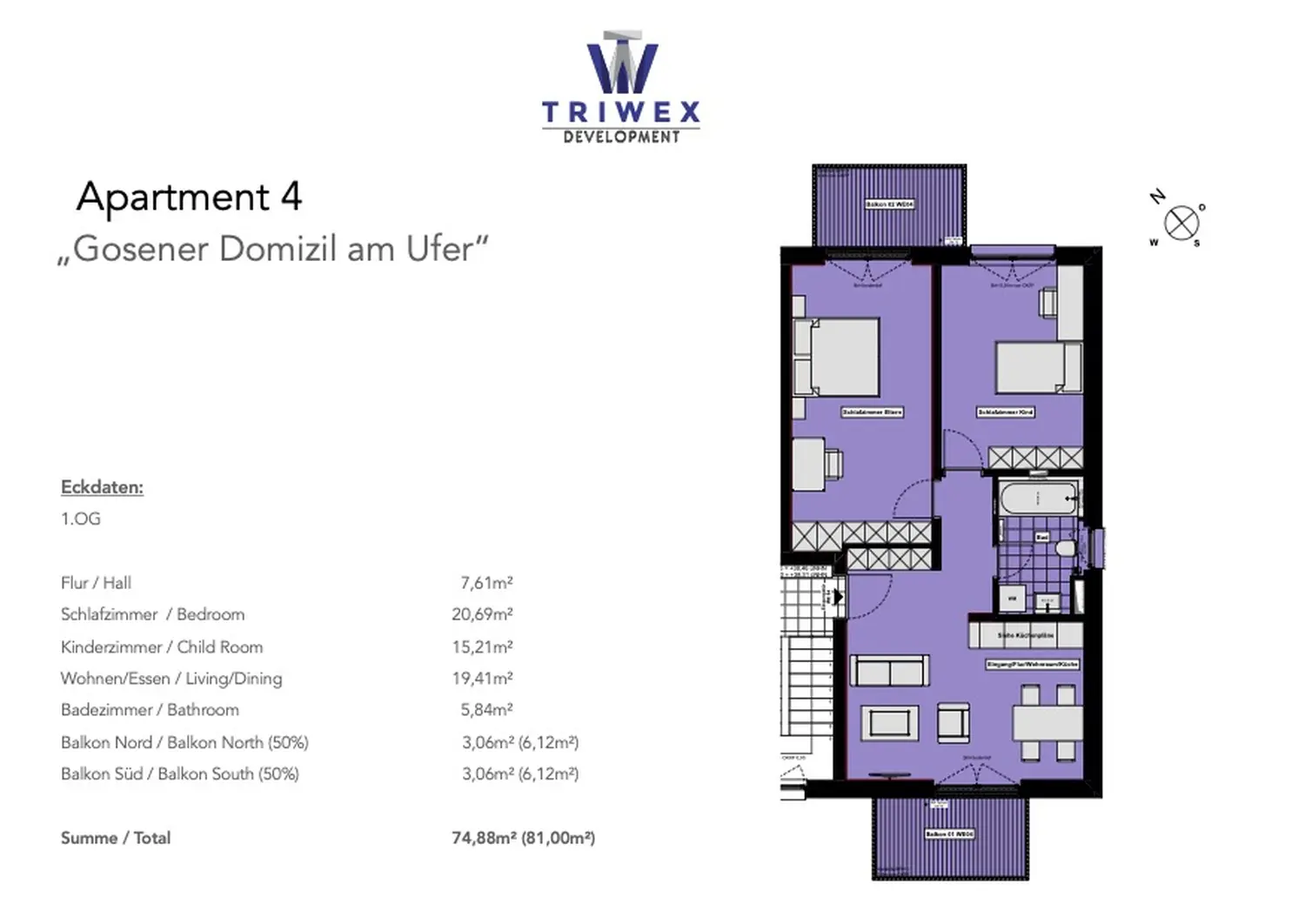 Grundriss der Triwex immobilien und Baumanagement GmbH