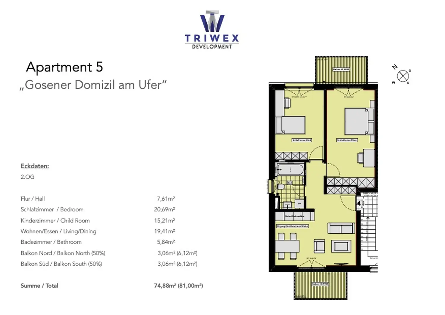 Grundriss der Triwex immobilien und Baumanagement GmbH